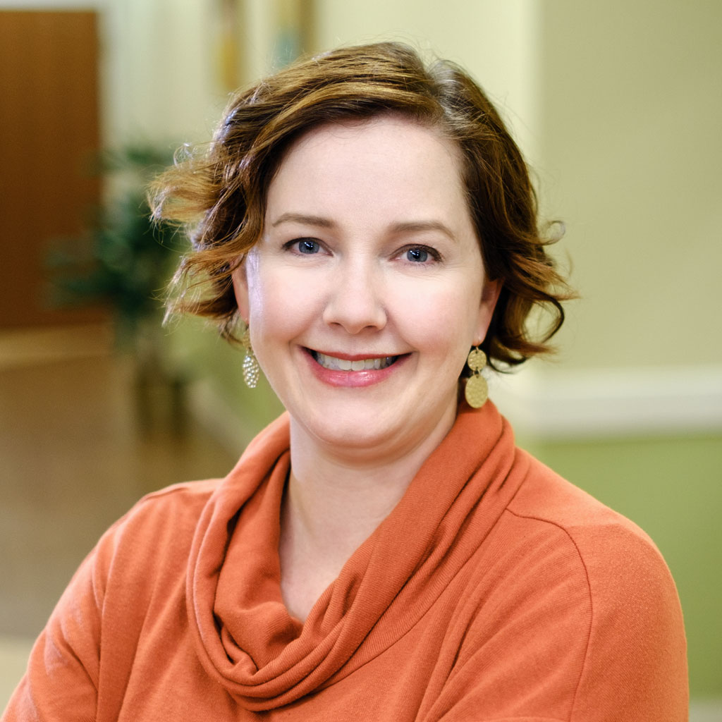 A headshot of Andrea Meyer Stinson.